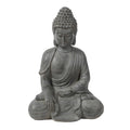 Gray MgO Enlightened Buddha Garden Statue