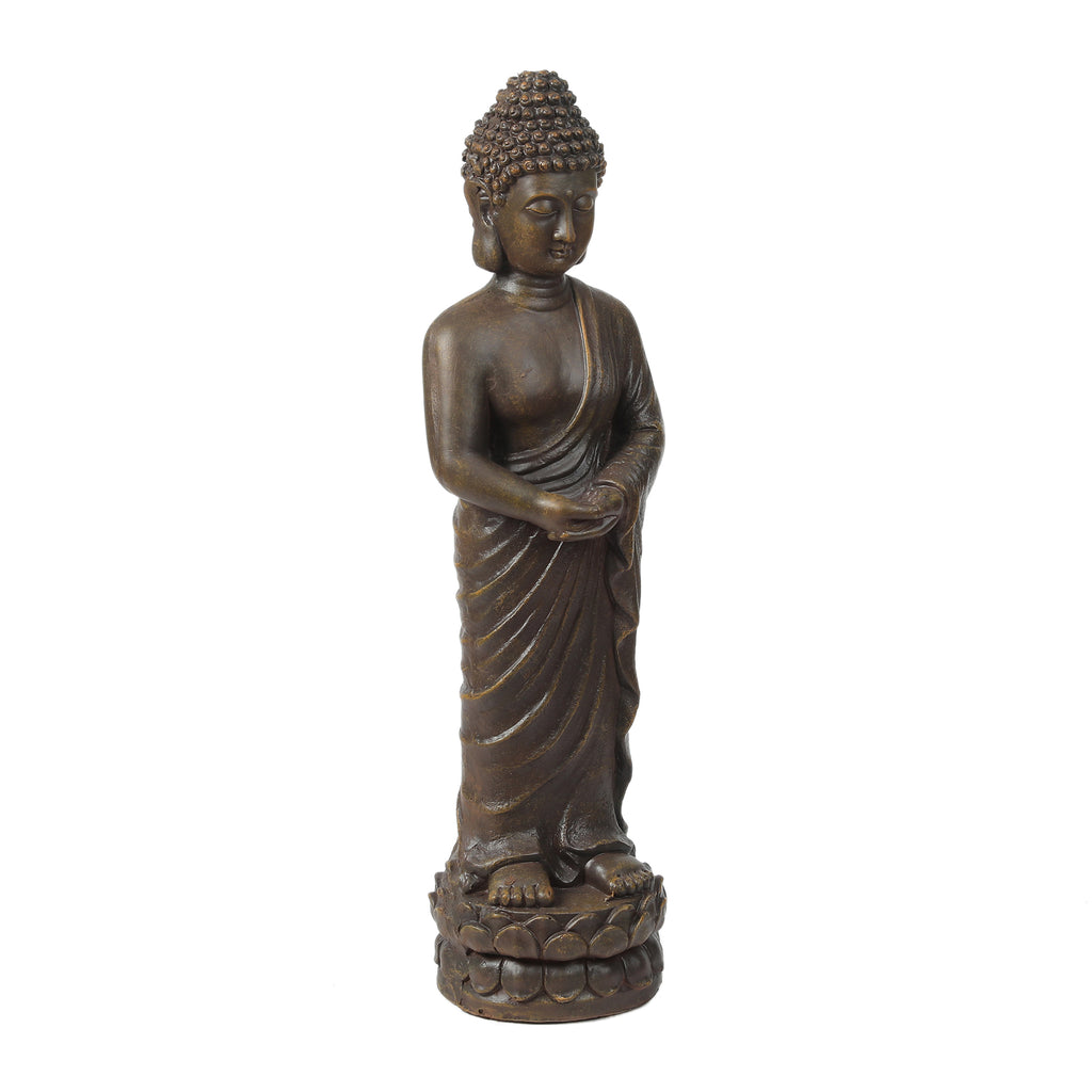 Standing Buddha Garden MgO Statue