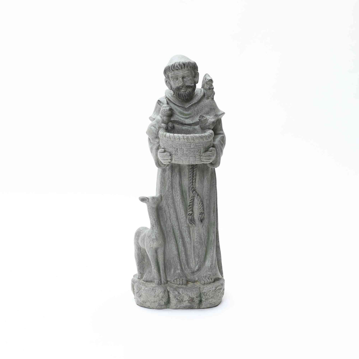 Saint Francis with Birdfeed Garden MgO Statue