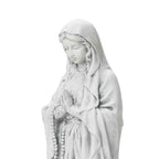 Virgin Mary with Rosary Garden MgO Statue