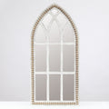 Rustic Wood Cathedral Wall Mirror