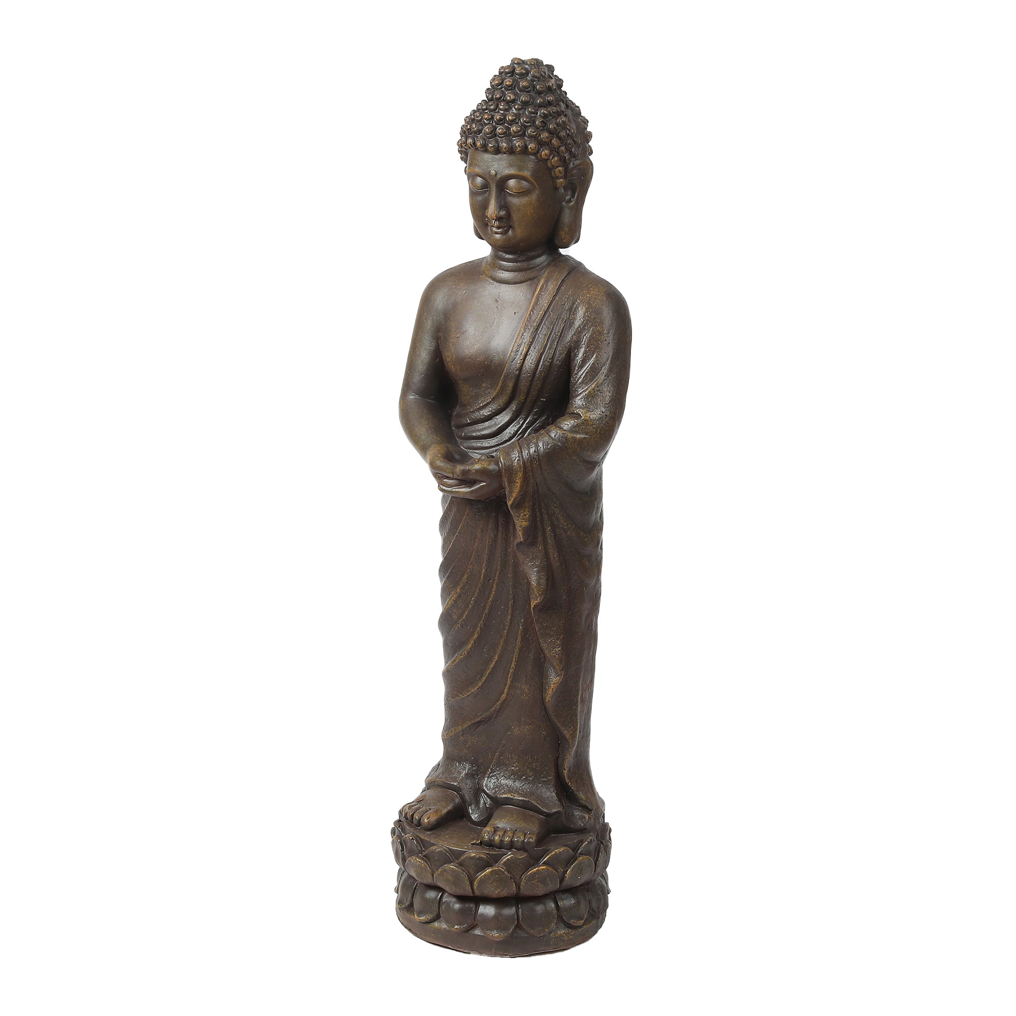 Standing Buddha Garden MgO Statue