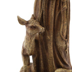 Saint Francis Resin Outdoor Religious Garden Statue, 24.6"